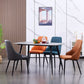 Modern Leather Dining Chair Solid Back Armless Side Chairs with Metal Legs Clearhalo ' kitchen&dining_furn' 'Dining Chairs' 'Dining Tables & Seating' 'dining_chair' 'furn' 'furn_dining_chair' 'Furniture' 'furniture_dining_chair' 'Kitchen & Dining Furniture' 'kitchen' 1200x1200_f18c78dd-9755-4890-8128-3e7fc853e178