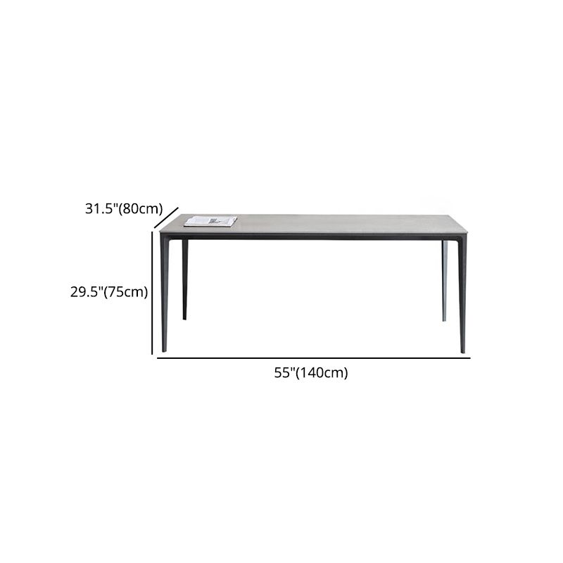 1/3/4/5/7 Pieces Modern Dining Set with Grey Top Table and Leather Chairs Dinette Set Clearhalo 'Dining Room Sets' 'Dining Tables & Seating' 'dining_room_set' 'furn' 'furn_dining_room_set' 'Furniture' 'furniture_dining_room_set' 'Kitchen & Dining Furniture' 'kitchen&dining_furn' 'kitchen' 1200x1200_f1907fcc-a82b-4591-b654-a8c67963eed3