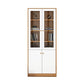 74.5 "H MODERNE BOEKAST WOOD Gesloten Backshelf met deur voor thuiskantoor