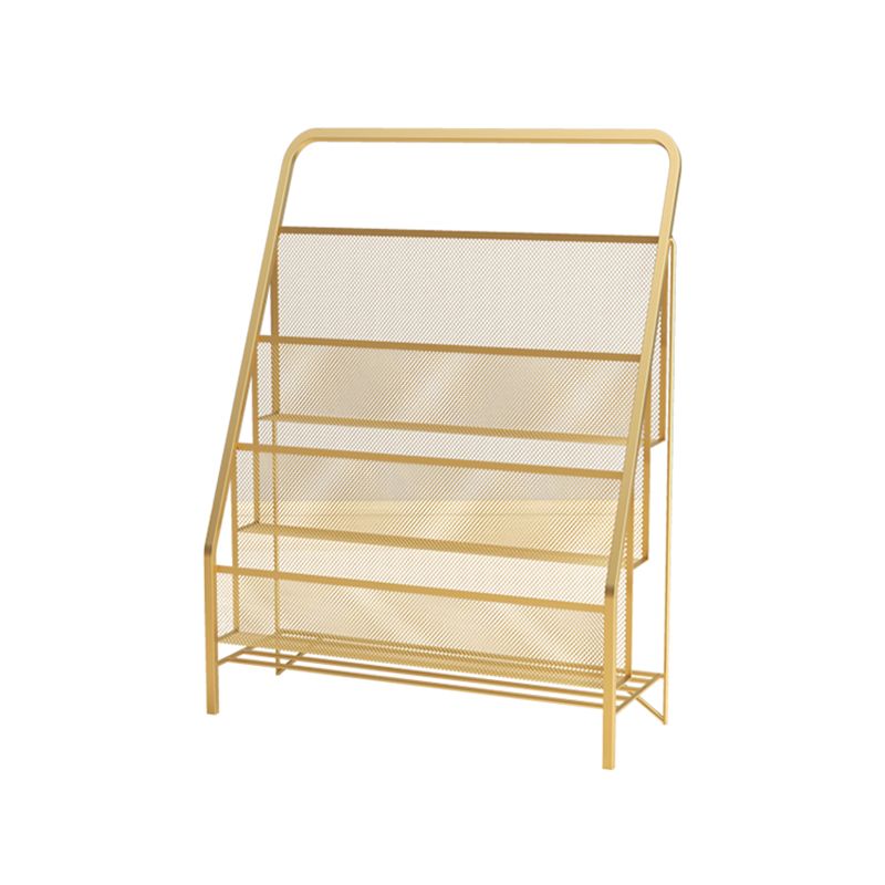 Metal Iron Contemporary Ladder Bookshelf Closed Back Vertical Bookshelf Clearhalo 'Bookcases' 'furn' 'furn_bookcases' 'Furniture' 'furniture_bookcases' 'kitchen' 'kitchen_bookcases' 'Living Room Furniture' 'Office Furniture' 1200x1200_f19805b4-0237-4536-8ae8-67ca61a11af3