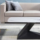 Pedestal 1 Single Coffee Table Luxurious Stone Top Cocktail Table