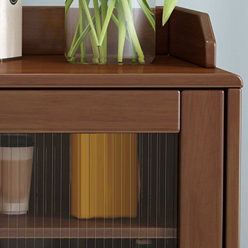 Tablero de madera de estilo de buffet de estilo contemporáneo con gabinetes