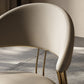 Contemporary Upholstered Dining Chair Open Back Dining Side Chair