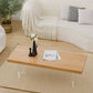 Scandinavian Solid Wood Rectangle Top Coffee Table Acrylic Sled Cocktail Table Clearhalo 'Coffee & Accent Tables' 'Coffee Tables' 'coffee_tables' 'furn' 'furn_coffee_tables' 'Furniture' 'Living Room Furniture' 1200x1200_f19dd0d8-4bd7-45bf-9471-499570f22759