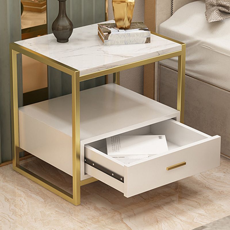 Cajones incluidos cabina de noche Mesa nocturna contemporánea para dormitorio