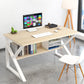 Rectangular Manufactured Wood Writing Desk Contemporary Trestle Base Desk with Shelf Clearhalo 'furn' 'furn_office_desk' 'Furniture' 'Office Desks' 'Office Furniture' 'office_desk' 1200x1200_f1a3b19b-b4a7-4b00-962b-dfcacbe4e3a4