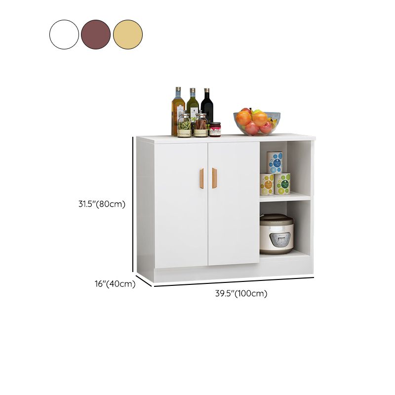 Moderno moderno mobile ingegnerizzato ingegneri di scaffalatura regolabile in legno con porte