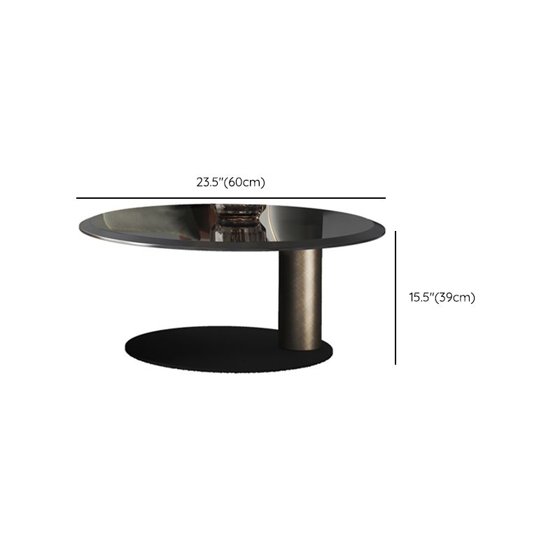 Round Coffee Table Brown Nesting Coffee Table Set for Living Room Clearhalo 'Coffee & Accent Tables' 'Coffee Tables' 'coffee_tables' 'furn' 'furn_coffee_tables' 'Furniture' 'Living Room Furniture' 1200x1200_f1a455f6-d63e-411d-9d40-e328d215abc8