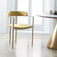 Contemporary Kitchen Dining Arm Chair Mental Opening Back Dining Arm Chair Clearhalo ' kitchen&dining_furn' 'Dining Chairs' 'Dining Tables & Seating' 'dining_chair' 'furn' 'furn_dining_chair' 'Furniture' 'furniture_dining_chair' 'Kitchen & Dining Furniture' 'kitchen' 1200x1200_f1aad74e-03a7-4b54-8c89-1d4a73c4d083