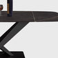 Metal Modern Rectangular Dining Table Sintered Stone Table for Dining Room Clearhalo ' dining_table' 'Dining Tables & Seating' 'Dining Tables' 'Furniture' 'furniture_dining_table' 'Kitchen & Dining Furniture' 'kitchen&dining_furn' 'kitchen' 'kitchen_dining_table' 1200x1200_f1ad5961-a059-43c1-b5f9-6bd9e28d2f28