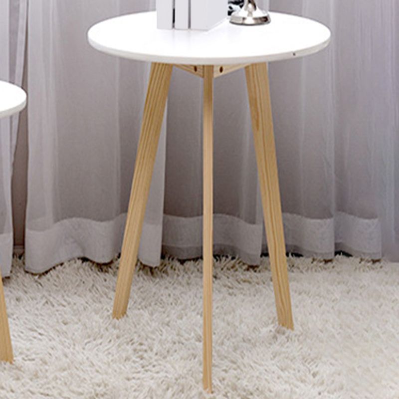 27.56" Tall Round Wood Side Table Contemporary Tri Pin End Table Clearhalo 'Coffee & Accent Tables' 'End & Side Tables' 'end_side_tables' 'furn' 'furn_end_side_tables' 'Furniture' 'Living Room Furniture' 1200x1200_f1adadc7-2285-48fb-a753-18a20120f5b1