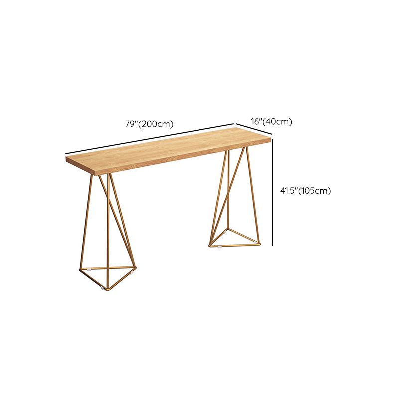 Glam Bar-height Table 41.3-inch Height Table for Living Room Clearhalo 'Bar Furniture' 'Bar Tables' 'bar_tables' 'furn' 'furn_bar_tables' 'Furniture' 'Kitchen & Dining Furniture' 1200x1200_f1aea35d-fa1c-4168-8102-ee48fffbf832