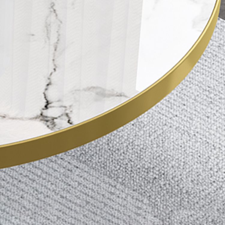 Contemporary Round Dining Table Sintered Stone Dining Table with Tulip Base for Dining Room Clearhalo ' dining_table' 'Dining Tables & Seating' 'Dining Tables' 'furn' 'furn_dining_table' 'Furniture' 'furniture_dining_table' 'Kitchen & Dining Furniture' 'kitchen&dining_furn' 'kitchen' 'kitchen_dining_table' 1200x1200_f1b0e690-6d11-49f9-9598-08169751a2c1
