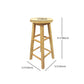 Modern Armless Backless Counter Stool Wood Milk Tea Shop Bar Stool with Wooden Seat Clearhalo 'Bar Furniture' 'Bar Stools' 'bar_stools' 'furn' 'furn_bar_stools' 'furniture_bar_stools' 'Kitchen & Dining Furniture' 'kitchen&dining_furn' 'kitchen' 'kitchen_furn' Furniture' 1200x1200_f1b11700-2fe5-4217-9c86-08cdd272ce7d