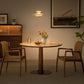 Modern Round Dining Table Wooden Base Dinner Table for Dining Room Clearhalo 'Dining Tables & Seating' 'Dining Tables' 'dining_table' 'furn' 'furn_dining_table' 'Furniture' 'Kitchen & Dining Furniture' 1200x1200_f1b1f84d-010f-4196-9355-a09ad7e39c49