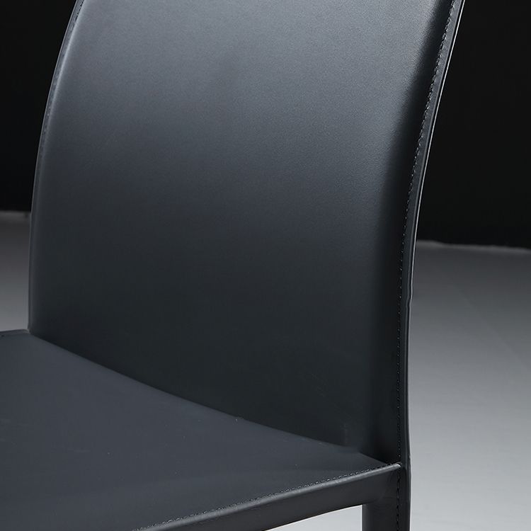 Silla lateral industrial sólida silla de comedor de metal para interiores