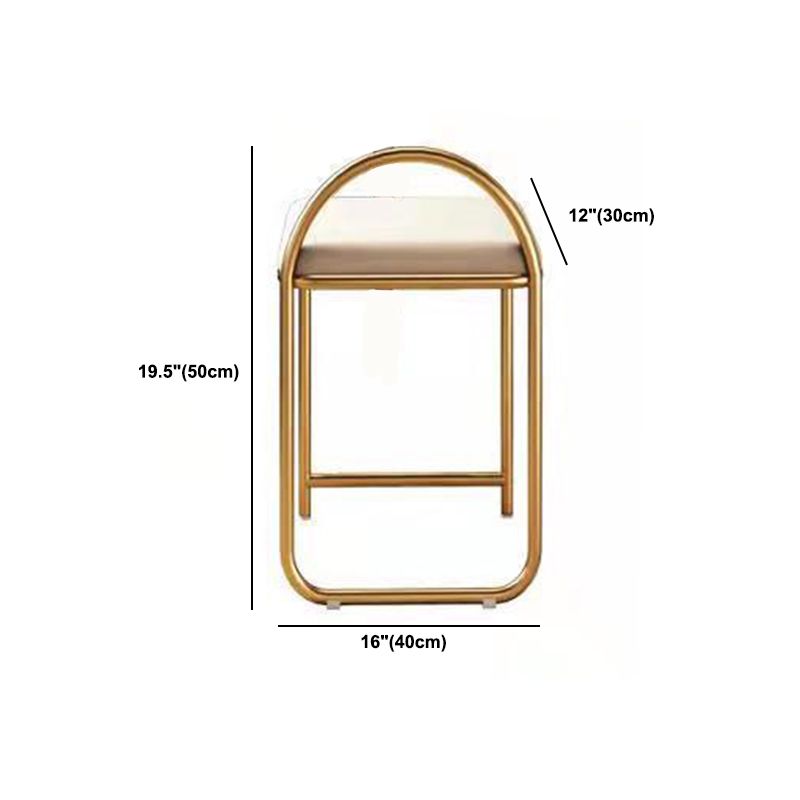 Modern 2-Drawers Makeup Dressing Table in White, 33.85" Tall