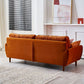 Contemporary Standard Sofa 35.43" Wide Flared Arm Sofa for Living Room