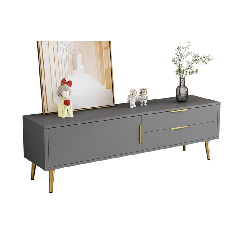 Glam Engineered Wood TV Stand Console Enclosed Storage TV Console Clearhalo 'furn' 'furn_tv_stands_entertainment_centers' 'Furniture' 'Living Room Furniture' 'TV Stands & Entertainment Centers' 'TV Stands & Media Storage Furniture' 'tv_stands_entertainment_centers' 1200x1200_f1baf8b0-29b5-4ccd-b44a-22efc69284a9