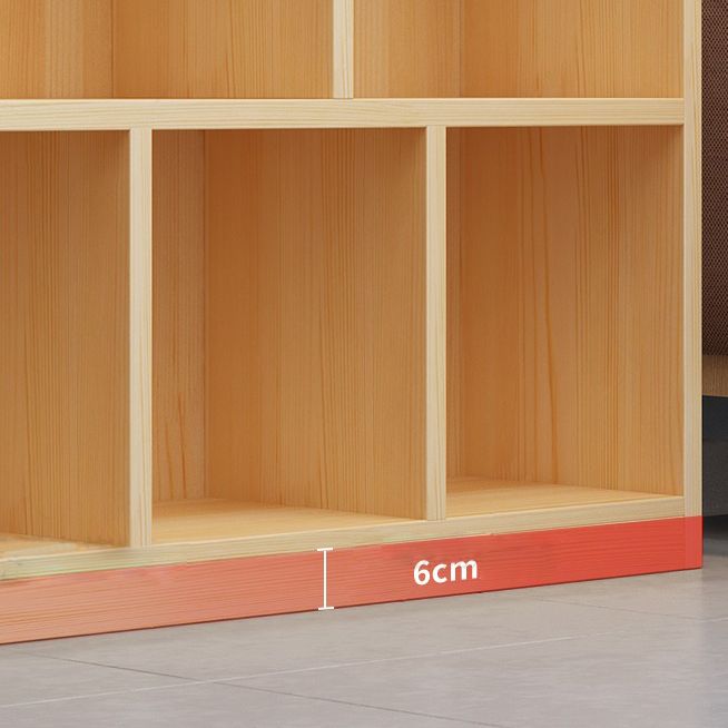 Contemporary Closed Back Book Shelf Wood Horizontal Bookshelf for Office Clearhalo 'Bookcases' 'furn' 'furn_bookcases' 'Furniture' 'Office Furniture' 1200x1200_f1bbd6fc-629a-4cd9-b816-ac63802bcbbe