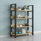Modern Etagere Mental Bookcase Open Back Bookshelf for Balcony and Living Room Clearhalo 'Bookcases' 'furn' 'furn_bookcases' 'Furniture' 'Office Furniture' 1200x1200_f1bdbebd-fad6-4cf1-b69c-f44c6865bca3