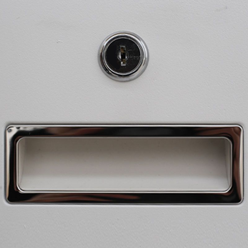 Contemporary File Cabinet Steel Frame Fireproof Vertical File Cabinet with Lock Clearhalo 'Filing Cabinets' 'filling_cabinets' 'furn' 'furn_filling_cabinets' 'Furniture' 'Office Furniture' 1200x1200_f1c05b25-74d2-4b3b-a8da-6e3d4e2257b5