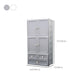Matte Finish Plastic Storage Cabinet Modern Hinged Door Cabinet