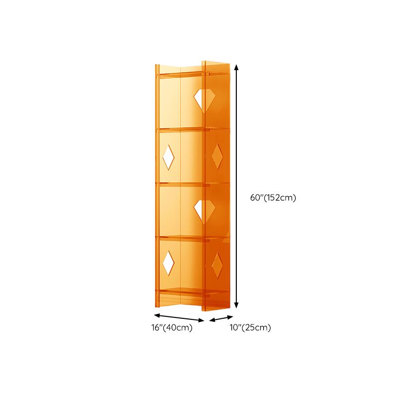 Modern Style Closed Back Standard Bookshelf Acrylic Bookcase for Home Office Clearhalo 'Bookcases' 'furn' 'furn_bookcases' 'Furniture' 'Office Furniture' 1200x1200_f1c33f54-1b16-4341-837b-4645d6e30199
