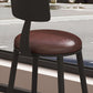 Black Contemporary Counter Height Stools Low Back Bar Stools Clearhalo 'Bar Furniture' 'Bar Stools' 'bar_stools' 'furn' 'furn_bar_stools' 'Furniture' 'Kitchen & Dining Furniture' 1200x1200_f1ca371f-3280-4b6a-ad40-e698218f37d9
