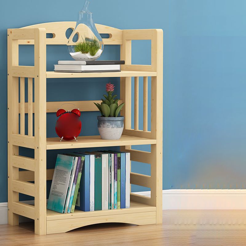 Etagere Vertical Modern Book Shelf Natural Wooden Shelf Bookcase for Study Room Clearhalo 'Bookcases' 'furn' 'furn_bookcases' 'Furniture' 'Office Furniture' 1200x1200_f1cbb171-a609-46e1-94b9-7774a40d8f00