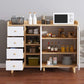 Sideboard mobile rettangolare la credenza moderna cucina in legno
