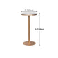 Glam White Faux Marble Bistro Table Indoor Gold Bar Table with Single Pedestal, Only Table Clearhalo 'Bar Furniture' 'Bar Tables' 'bar_tables' 'furn' 'furn_bar_tables' 'Furniture' 'furniture_bar_tables' 'Kitchen & Dining Furniture' 1200x1200_f1d27caa-ca63-467e-9aa2-840958086b19