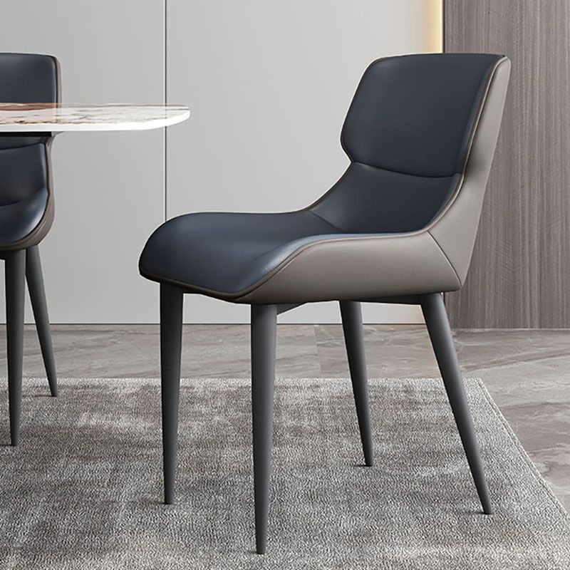 Industrial Design Leather Dining Side Chair for Home Arm Wingback Chair Clearhalo 'Dining Chairs' 'Dining Tables & Seating' 'dining_chair' 'furn' 'furn_dining_chair' 'Furniture' 'furniture_dining_chair' 'Kitchen & Dining Furniture' 1200x1200_f1d435ff-5ecd-4e2d-ad9f-fb2437a2685c