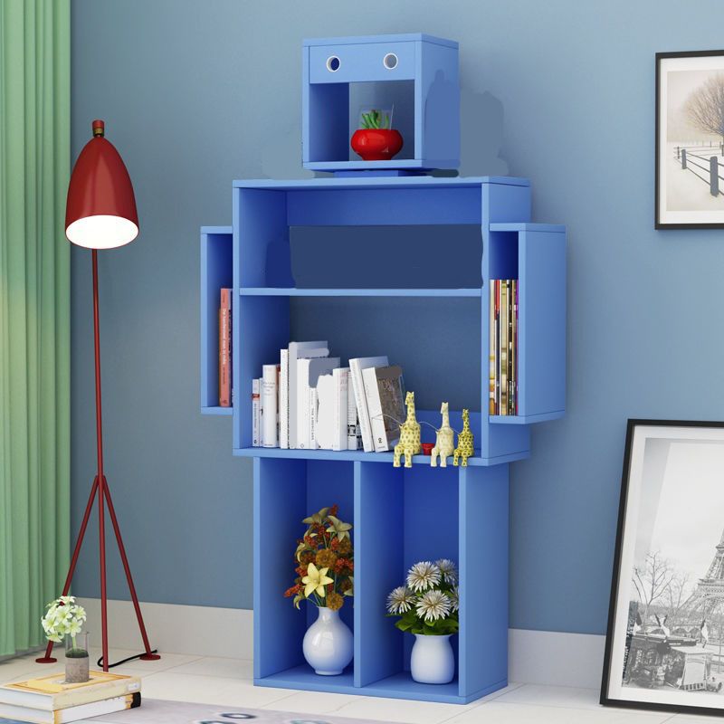 Libreria in legno ingegnerizzato libreria aperta contemporanea 6 ripiani