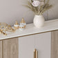 Tavolo da tavolo da tavolo a buffet glam tavolo da sideboard con porte per soggiorno