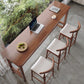 Indoor Contemporary Bar Dining Table Rectangle Trestle Wood Bar Table Clearhalo 'Bar Furniture' 'Bar Tables' 'bar_tables' 'furn' 'furn_bar_tables' 'Furniture' 'Kitchen & Dining Furniture' 1200x1200_f1d86f19-1f8c-453f-88a0-3a907c4fc615
