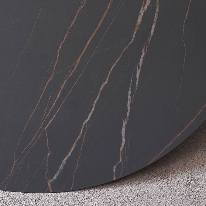 Sintered Stone Black Dining Table Modern Style 4 Legs Table for Dining Room Clearhalo ' dining_table' 'Dining Tables & Seating' 'Dining Tables' 'furn' 'furn_dining_table' 'Furniture' 'furniture_dining_table' 'Kitchen & Dining Furniture' 'kitchen&dining_furn' 'kitchen' 'kitchen_dining_table' 1200x1200_f1d8b0bb-a10c-4407-8bef-99fa957508db