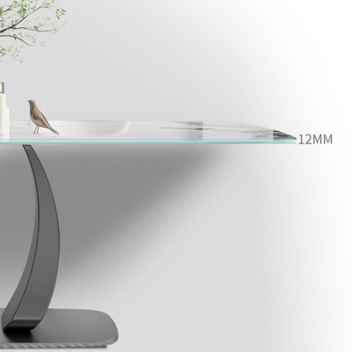 Modern 1/2/5/7 Pieces Rectangle Dining Set Sintered Stone Top Dinette Table Set Clearhalo 'Dining Room Sets' 'Dining Tables & Seating' 'dining_room_set' 'furn' 'furn_dining_room_set' 'Furniture' 'Kitchen & Dining Furniture' 1200x1200_f1da6a07-f27a-46c7-9080-76d3609e66ff