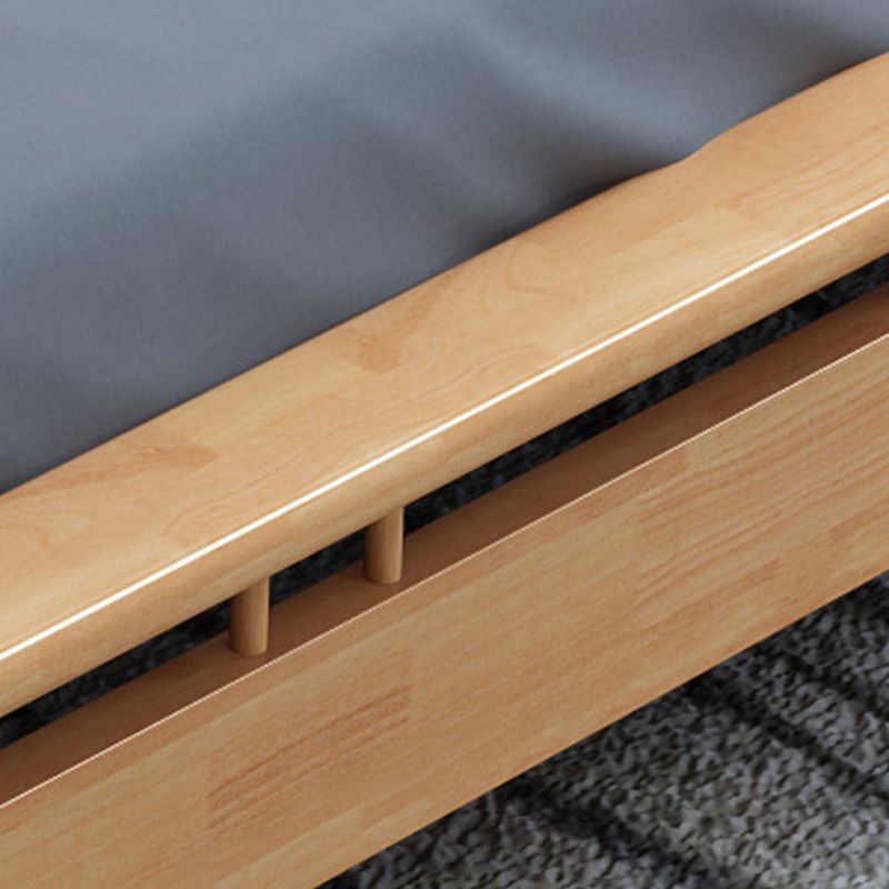 Farma di letto scandinavo largo 84,65 pollici con testiera in legno massiccio