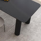 Modern Rectangle Dining Room Collection Stone and Wood Fixed Dinner Table Clearhalo 'Dining Tables & Seating' 'Dining Tables' 'dining_table' 'furn' 'furn_dining_table' 'Furniture' 'Kitchen & Dining Furniture' 1200x1200_f1dad36c-e29b-4a0f-ab6e-febc54d60c36