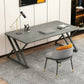 Rectangle Casual Dining Table Grey Tone Fixed Table with Sintered Stone Clearhalo ' dining_table' 'Dining Tables & Seating' 'Dining Tables' 'furn' 'furn_dining_table' 'Furniture' 'furniture_dining_table' 'Kitchen & Dining Furniture' 'kitchen&dining_furn' 'kitchen' 'kitchen_dining_table' 1200x1200_f1db0a0e-505e-44a6-9439-12dc9736931a