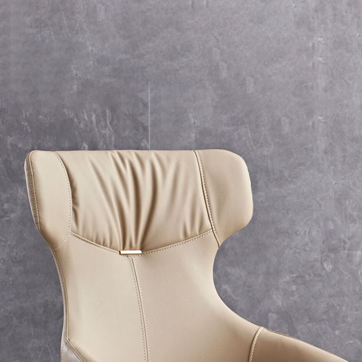 Moderne armloze eetkamerstoelen faux leer gestoffeerde eetkamerstoel