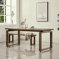Industrial Double Pedestal Dining Table Pine Wood Table for Cafe Dining Room Clearhalo 'Dining Tables & Seating' 'Dining Tables' 'dining_table' 'furn' 'furn_dining_table' 'Furniture' 'Kitchen & Dining Furniture' 1200x1200_f1dd337c-2045-4c0a-af7e-3d8e43b58d65
