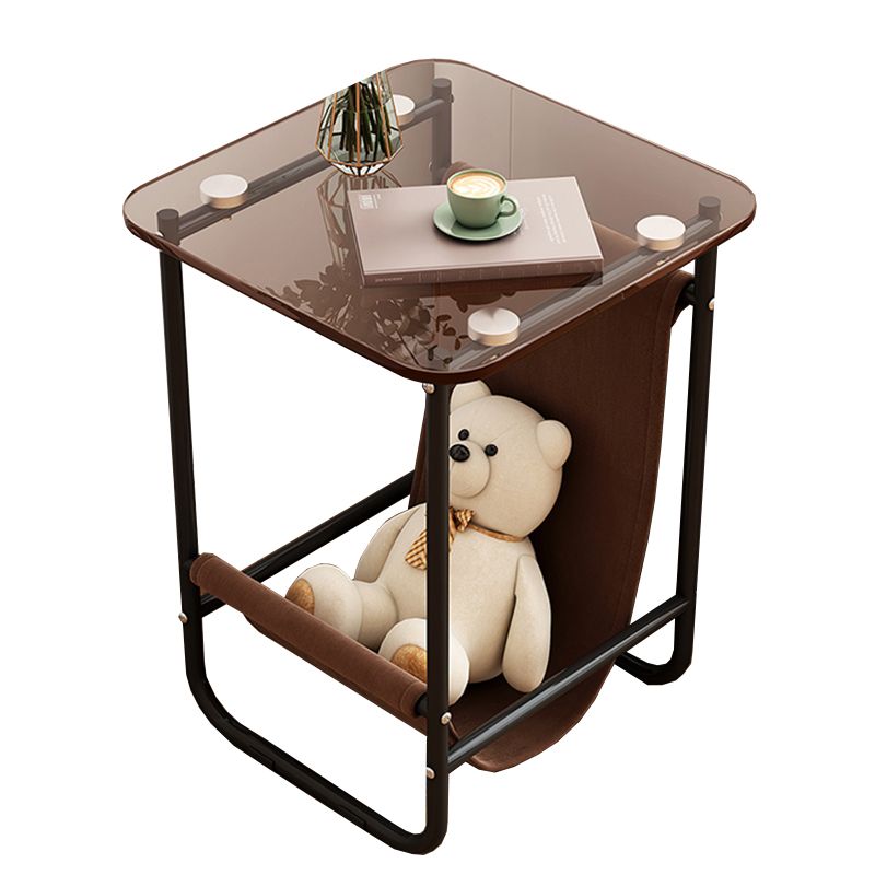 Contemporary Side Table Metal Accent Side Table for Living Room