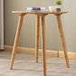 Scandinavian Brown/Natural Wood Top End Table 4 Legs Round Side Table Clearhalo 'Coffee & Accent Tables' 'End & Side Tables' 'end_side_table' 'Furniture' 'furniture_end_side_table' 'Living Room Furniture' 1200x1200_f1def43c-8975-4e85-bee3-6c73e6571b2b