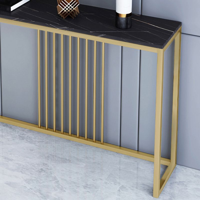 Mesa de la mesa de la consola contemporánea de forma rectángulo Table de sofá de piedra en For Hall