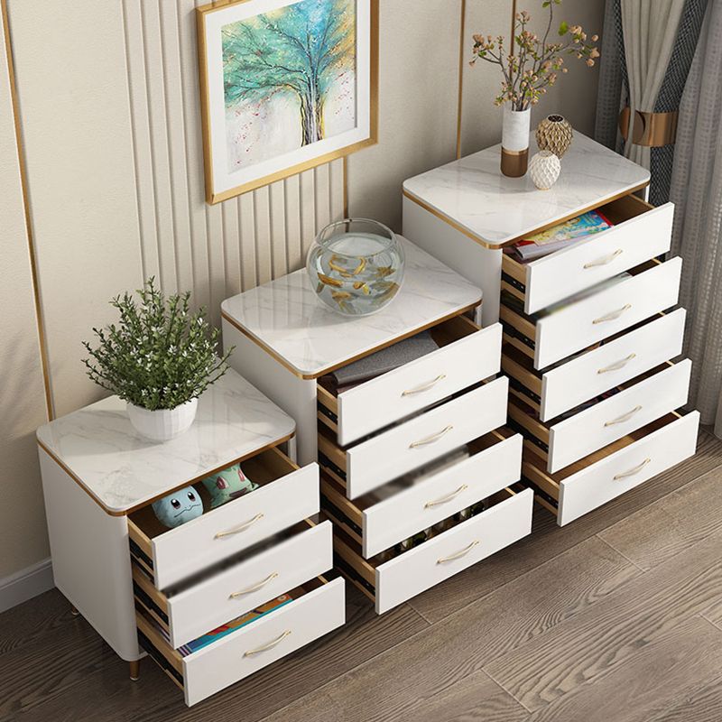 Artificial Wood Dining Room Sideboard Cabinet Modern Buffet Server Cabinet with Drawers Clearhalo 'buffet_sideboard' 'Buffets & Sideboards' 'furn' 'furn_buffet_sideboard' 'Furniture' 'Kitchen & Dining Furniture' 1200x1200_f1e74095-f906-4592-93db-147c871067ae