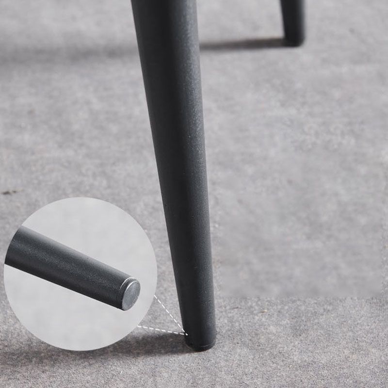 Contemporary Style Metal Dining Chairs Kitchen Open Back Arm Side Chairs Clearhalo ' kitchen&dining_furn' 'Dining Chairs' 'Dining Tables & Seating' 'dining_chair' 'furn' 'furn_dining_chair' 'Furniture' 'furniture_dining_chair' 'Kitchen & Dining Furniture' 'kitchen' 1200x1200_f1e77345-1b01-4fc7-bb9a-bdfbe70fe526