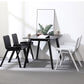 Scandinavian Stackable Dining Arm Chair Solid Back Armchair with Wood Legs Clearhalo ' kitchen&dining_furn' 'Dining Chairs' 'Dining Tables & Seating' 'dining_chair' 'furn' 'furn_dining_chair' 'Furniture' 'furniture_dining_chair' 'Kitchen & Dining Furniture' 'kitchen' 1200x1200_f1eaac0f-13cd-4b43-97c8-9835b4d0c730