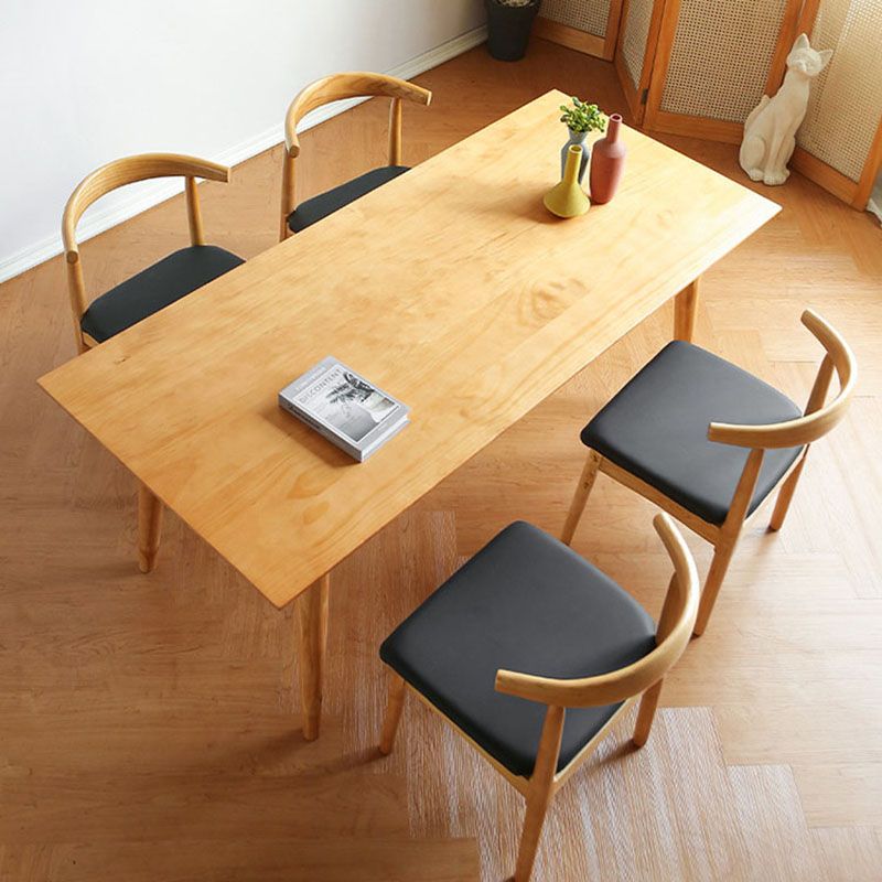 1/2/3/4/5/7 Pcs Modern Dining Set with Rectangle Table and Wooden Chairs Dinette Set Clearhalo 'Dining Room Sets' 'Dining Tables & Seating' 'dining_room_set' 'furn' 'furn_dining_room_set' 'Furniture' 'furniture_dining_room_set' 'Kitchen & Dining Furniture' 'kitchen&dining_furn' 'kitchen' 1200x1200_f1ec5898-11f9-46ee-a969-923f4a5c55d7